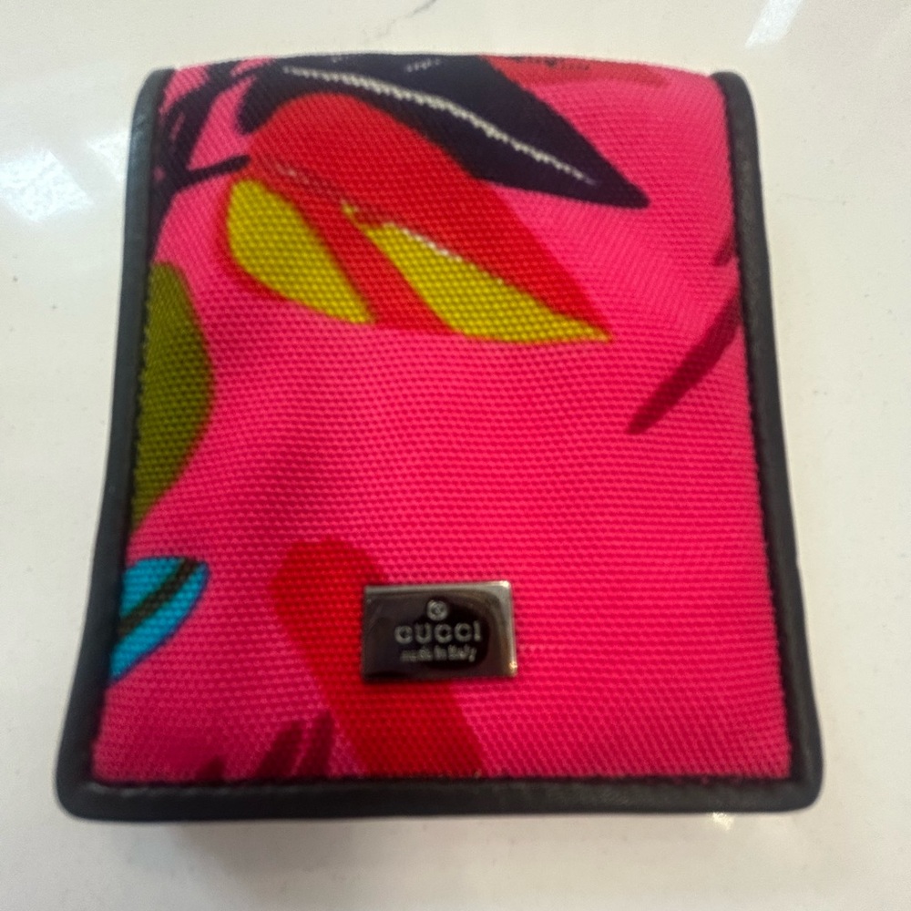 Gucci NWOT Tom Ford Ultra Rare Pink Paradise Floral Wallet/Pouch Small